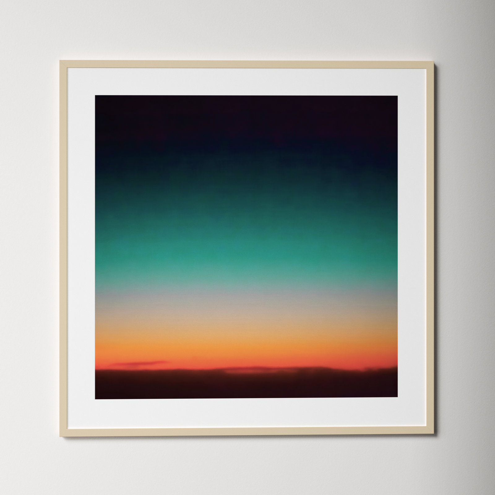 Sunrise Flying by Caroline Mint, Brown, 41.25" H x 41.25" W x 0.88" D