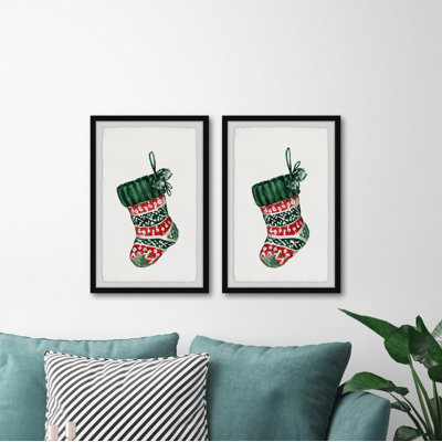 Chamberlain The Socks Are Hung - 2 Piece Single Picture Frame Painting