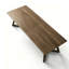 Bureau rectangulaire en bois massif de noyer-18228191