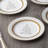 Noritake Charlotta Gold Holiday Tree Appetizer Plates, 6-1/4"