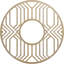 Médaillon de plafond en bois de charpente 30 po x P 11 po x P 1/4 po-63411755-63411737
