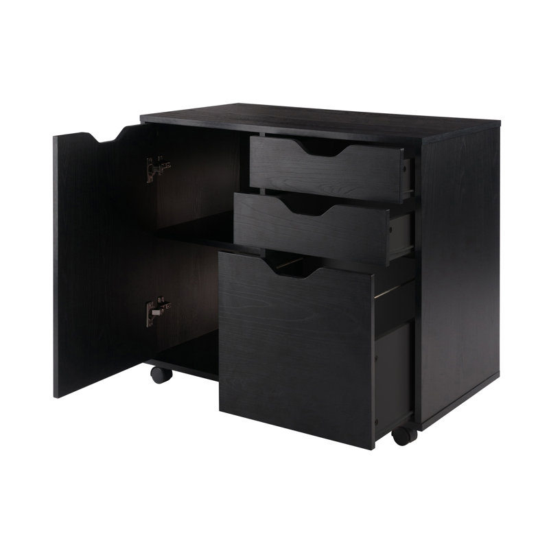Crandon 30.71'' Wide 2 - Drawer Filing Storage Cabinet, Black