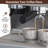 Silver 20 Bar Espresso Machines with Grinder Professional Espresso Maker with Removable Water Tank Milk Frother Steam Wand for Latte&Cappuccino