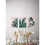 «Tropical Leaves Triptych», ensemble de 3 reproductions sur toile-29546569