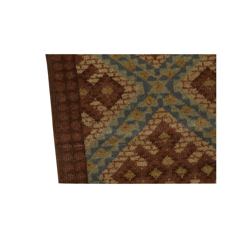 Afghan Hand-Knotted High-Quality Brown/Blue/Beige Area Rug