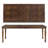 Rustic Wood Dining Table - Rectangular Design with Carved Turned Legs for Kitchen & Dining Room