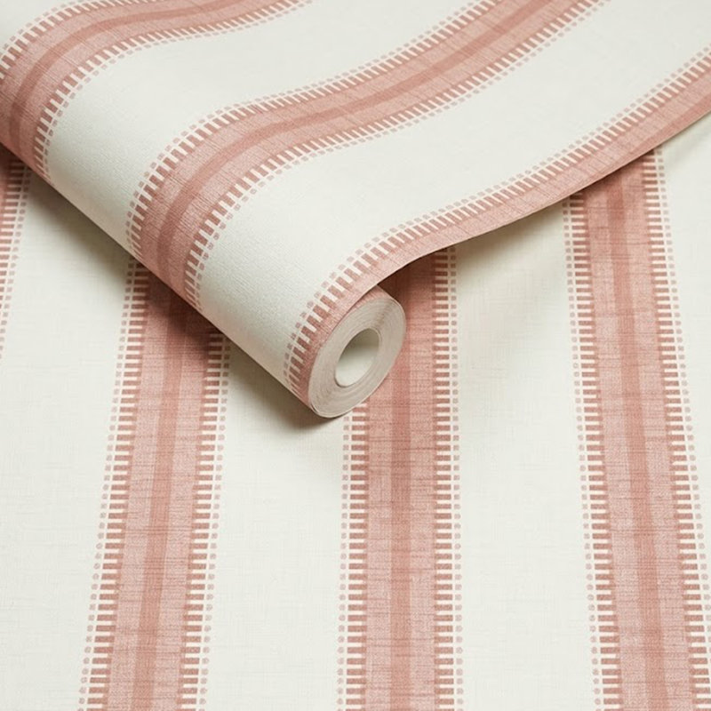 Superfresco Easy Sonnet Stripe Wallpaper, Pink