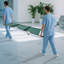 Brancard pliable portatif pour transport d'urgence médical