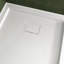L 60 po x P 30 po, base de lavabo simple à seuil simple avec couvercle de bonde inclus, surface de douche antidérapante à surface texturée, blanc, bonde à droite-113933222