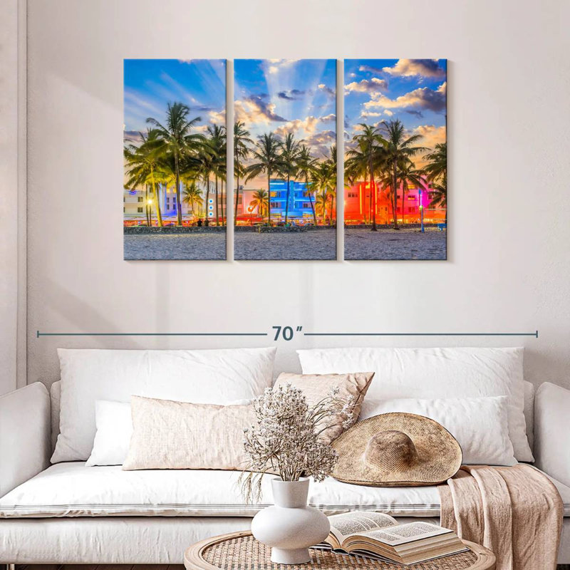 Sirci Ocean Drive Miami, H 28 po x l 45 po