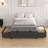 Twin Size Bed Frame With 2 Large Storage Drawers