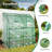 Aoodor 7x3x7 FT Lean to Greenhouse-90589153