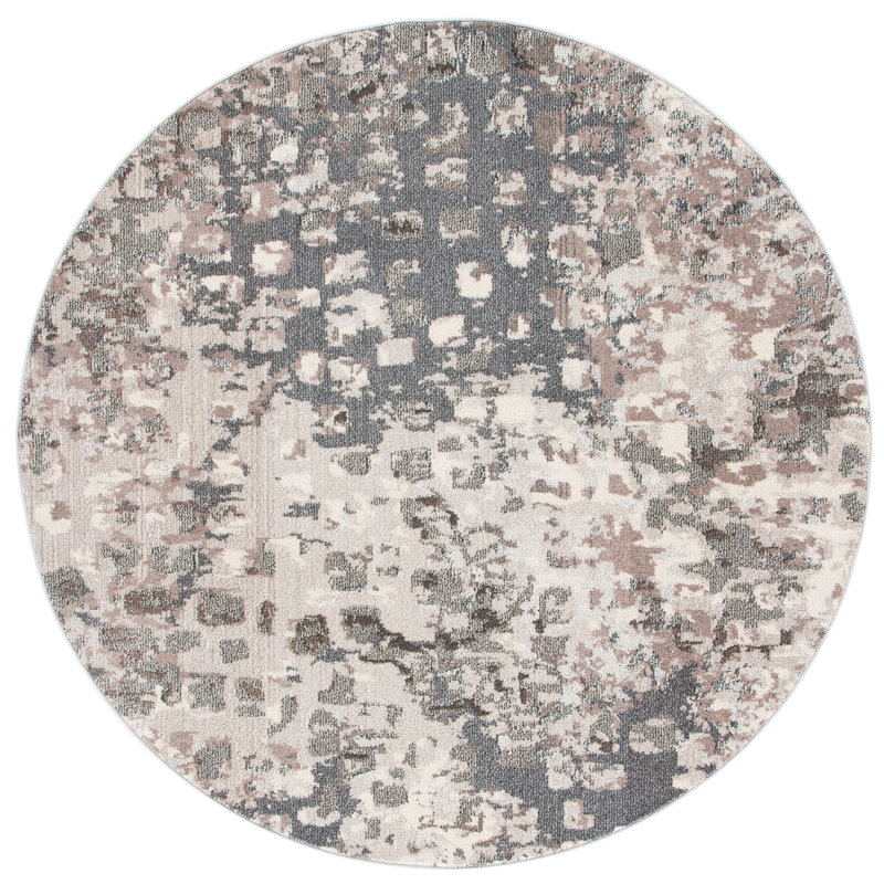 Hewish Performance Abstract Rug, Round 5'