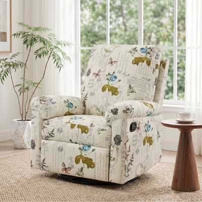 Fauteuil inclinable et pivotant pivotant l 35 po