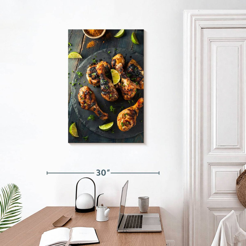 Yarlin Jamaican Jerk Chicken, 30" H x 20" W