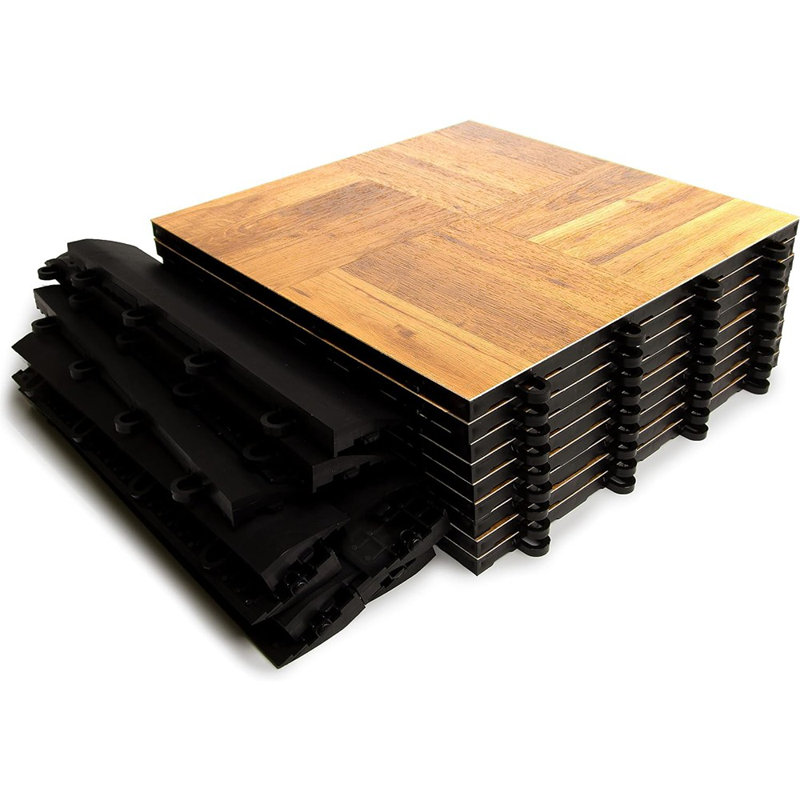 Piste de danse modulaire légère en plastique