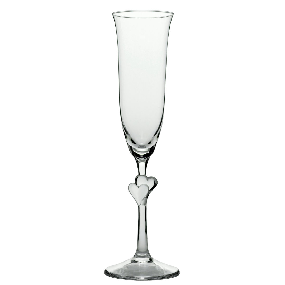 L'amore Red Heart Flutes (Set of 2) Stölzle Lausitz