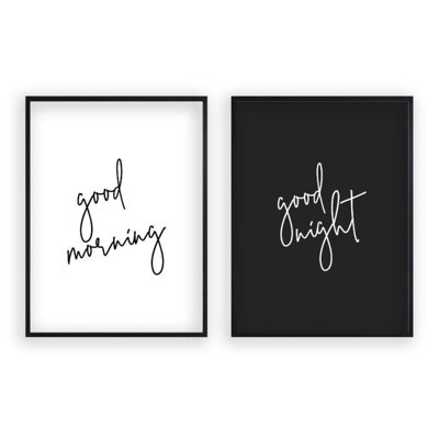Good Morning Good Night - Print