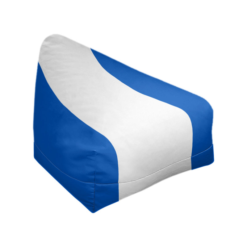 Fauteuil à billes Washington, 27 po x 27 po x 30 po, Bleu royal / blanc / bleu royal