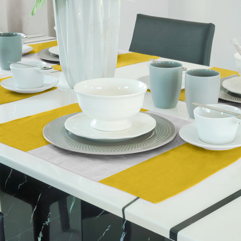 Récapitulatif de 18 po Iowa, Jaune, Polyester sergé