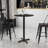 Carrus Round Laminate Table Top with Height Table Base-31302221-31302218