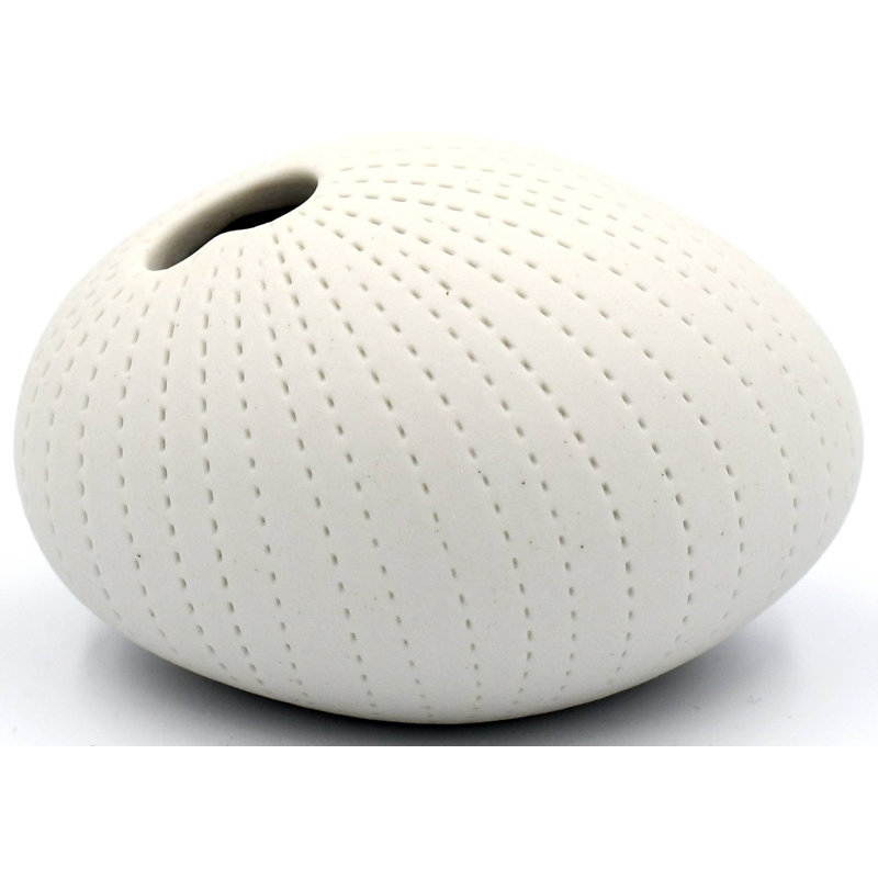 Vase de table Aulora, Blanc, H 2 po x l 2,9 po x P 2,2 po