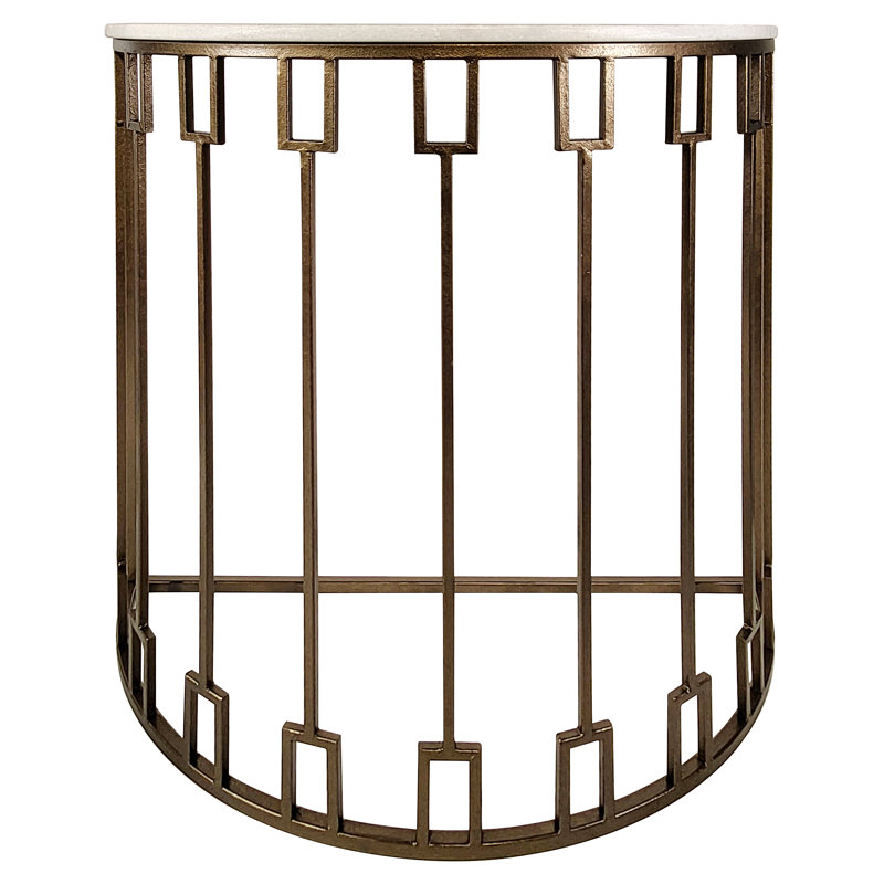 Morris, Marbre de Carrare, Laiton bronzé
