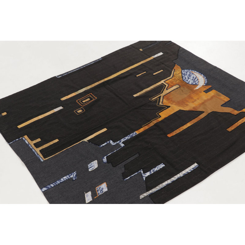 Cotton and Silk Area Rug