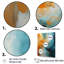 «Gold Turquoise Desert Mirage Spiral V», reproduction sur toile-1205010386-1247893664