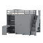 Lit mezzanine avec garde-robe-1186695951