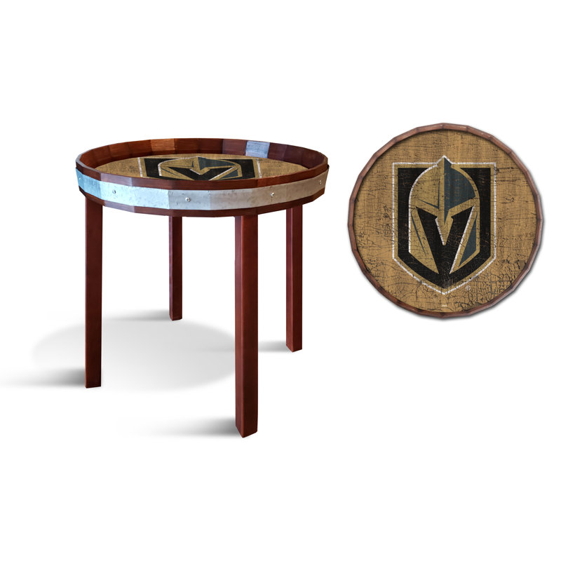 Tray Top End Table, Golden Knights