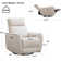 Ronni 32.3" Wide Modern Swivel and Rocker Power Recliner Chair with USB Port (Set of 2)