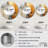 Gold Grey Gleaming Geometry XV - Abstract Collages Large Mirror, Modern Round Unique Wall Mirror Decor, Printed Metal Art-99619488