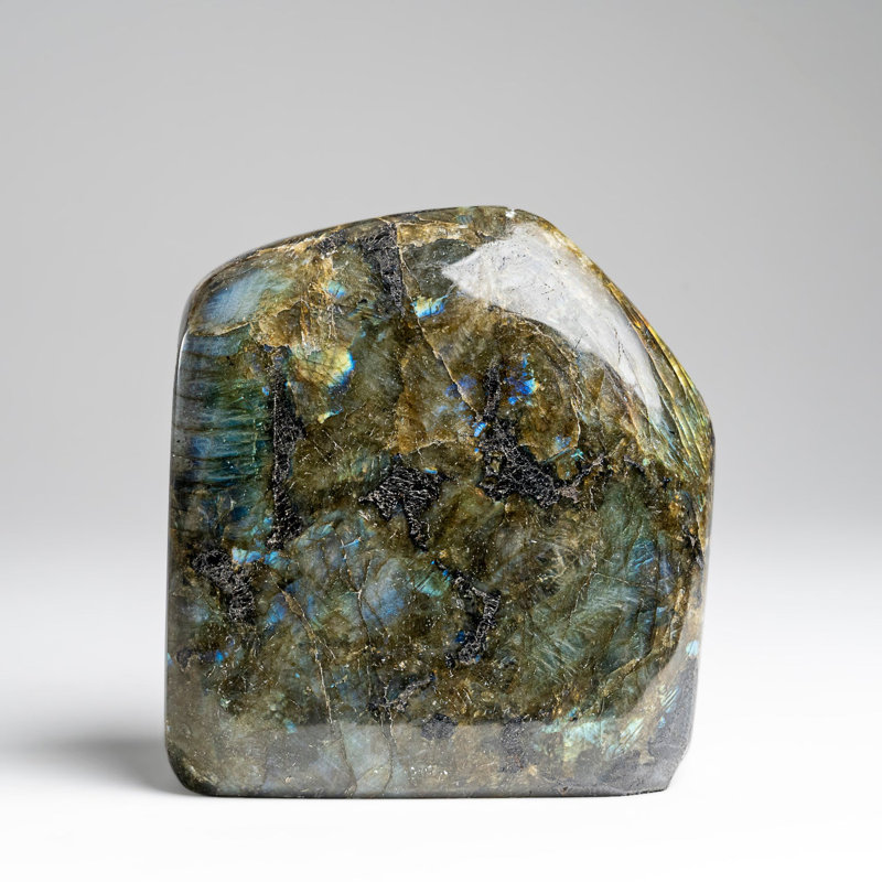 Polished Labradorite Freeform From Madagascar (2.7 Lbs)