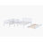 White Rubber Wood Twin-Over-Full Bunk Bed With Trundle, Convertible Ladder, Guardrails, And Detachable Design-1059322388