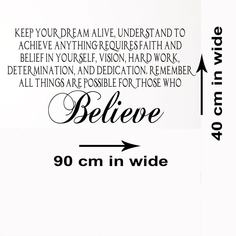 Non-Wall Damaging Wall Decal