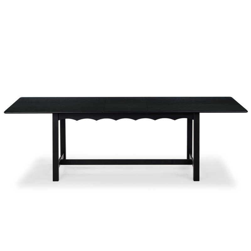 Rhylee Extendable Dining Table, Black