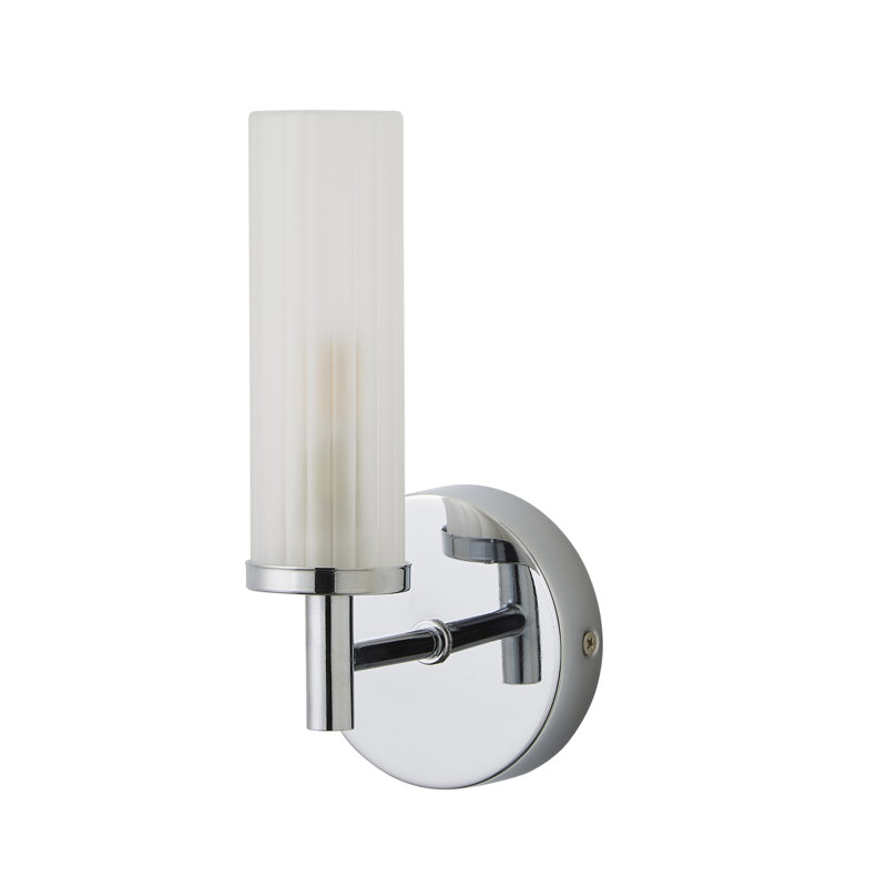 Adiell Glass Armed Sconce, Yes, Chrome