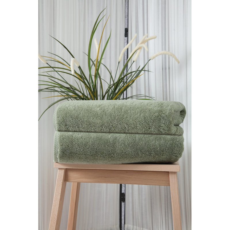 Dinis Super Plush Bath Towel, Olive