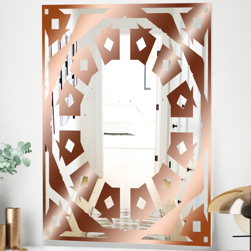 Épinette cuivrée 4 - miroir glamour - miroir de coiffeuse, H 39,4 po x l 29,5 po