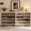 Meuble à chaussures moderne de couleur crème-2026471652