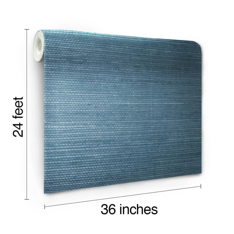 Ashford Tropics Wallpaper Roll, Teal/Deep Blue