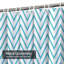 Rideau de douche Wigy Lines White Zigzag-534693562