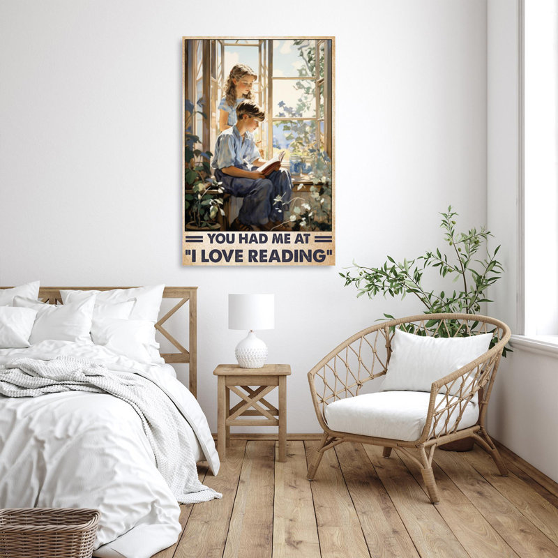 Child I Love Reading, H 20 po x l 16 po x P 1,25 po