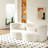Modern Floor Sofa with 2 Pillows