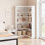 Bibliothèque de coin Bibliothèque de 72,8 po de hauteur Bibliothèque en bois L