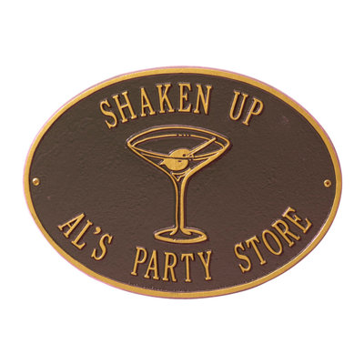 Hawthorne Martini Garden Plaque