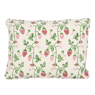 Schumacher x Molly Mahon Strawberry Pillow