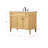 Rivers 40'' Single Bathroom Vanity with Carrara Marble Top-73360003