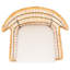 Chaise d'appoint en rotin avec coussin Millwood-954119184